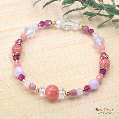 恋愛を実らせて、幸福感を高めるお守り ｜ インカローズ、ピンク