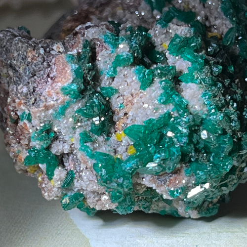 【美品 高品質】輝く ✧(´ω`) ✧ ダイオプテーズ 翠銅鉱　原石 ラフ 心身のデトックス✿*:・ ダイオプテーズ 翠銅鉱 ラフストーン 原石