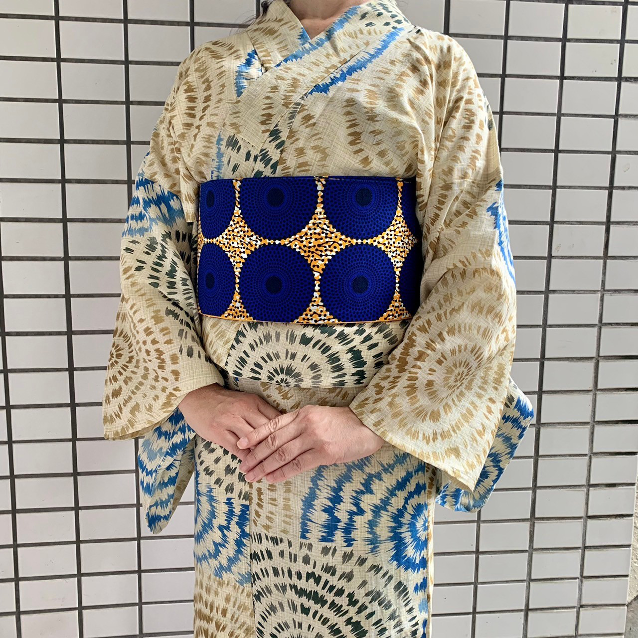 半巾帯✴︎アフリカンバティック