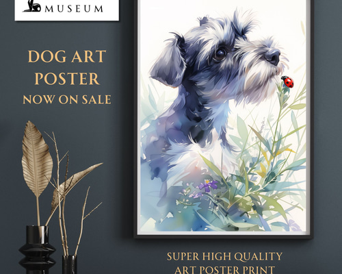 シュナウザーのごはんの時間 うちの子シーグラスアート 犬 ペット プレゼント シュナウザーのごはんの時間 うちの子シーグラスアート 犬