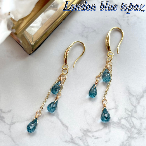 専用です】ロンドンブルートパーズ/アンデシン✳︎14kgfブレスレット3