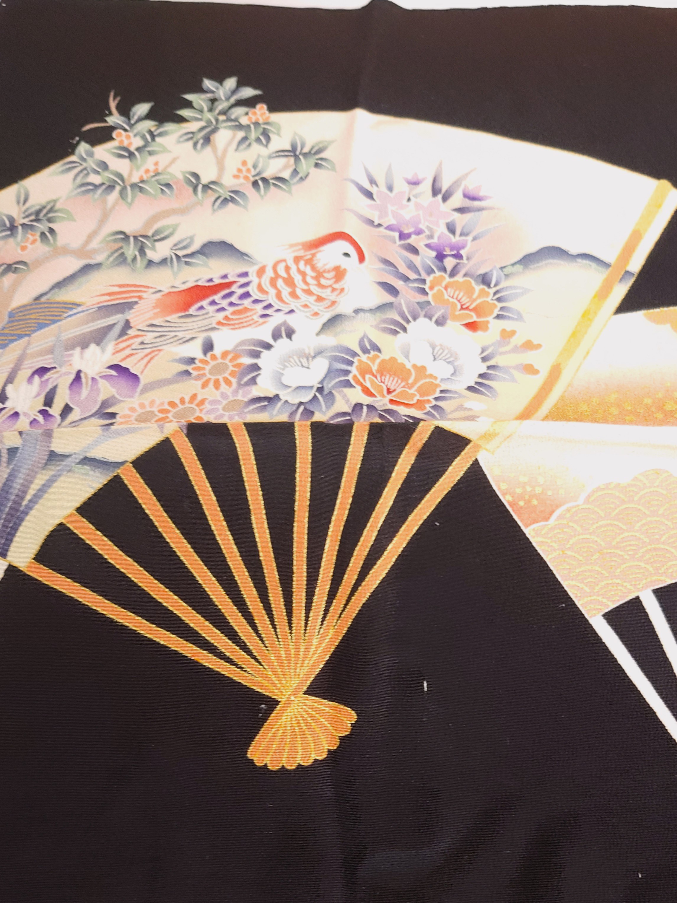 古布 ちりめん 蝶々 B 頼もしい 