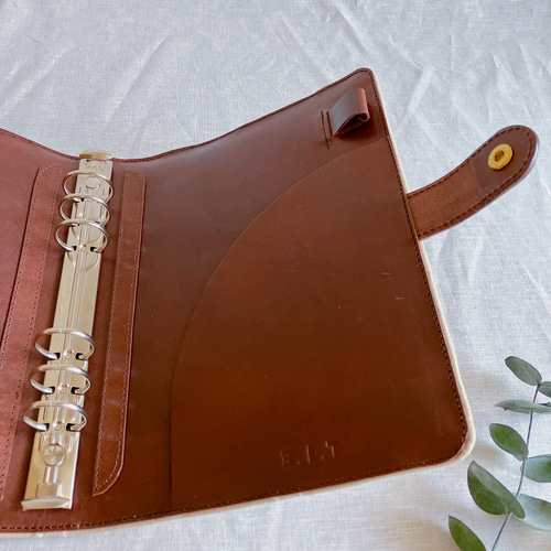 ミナペルホネン ふわふわシステム手帳 A5サイズ エクリュ 手帳 Petit  