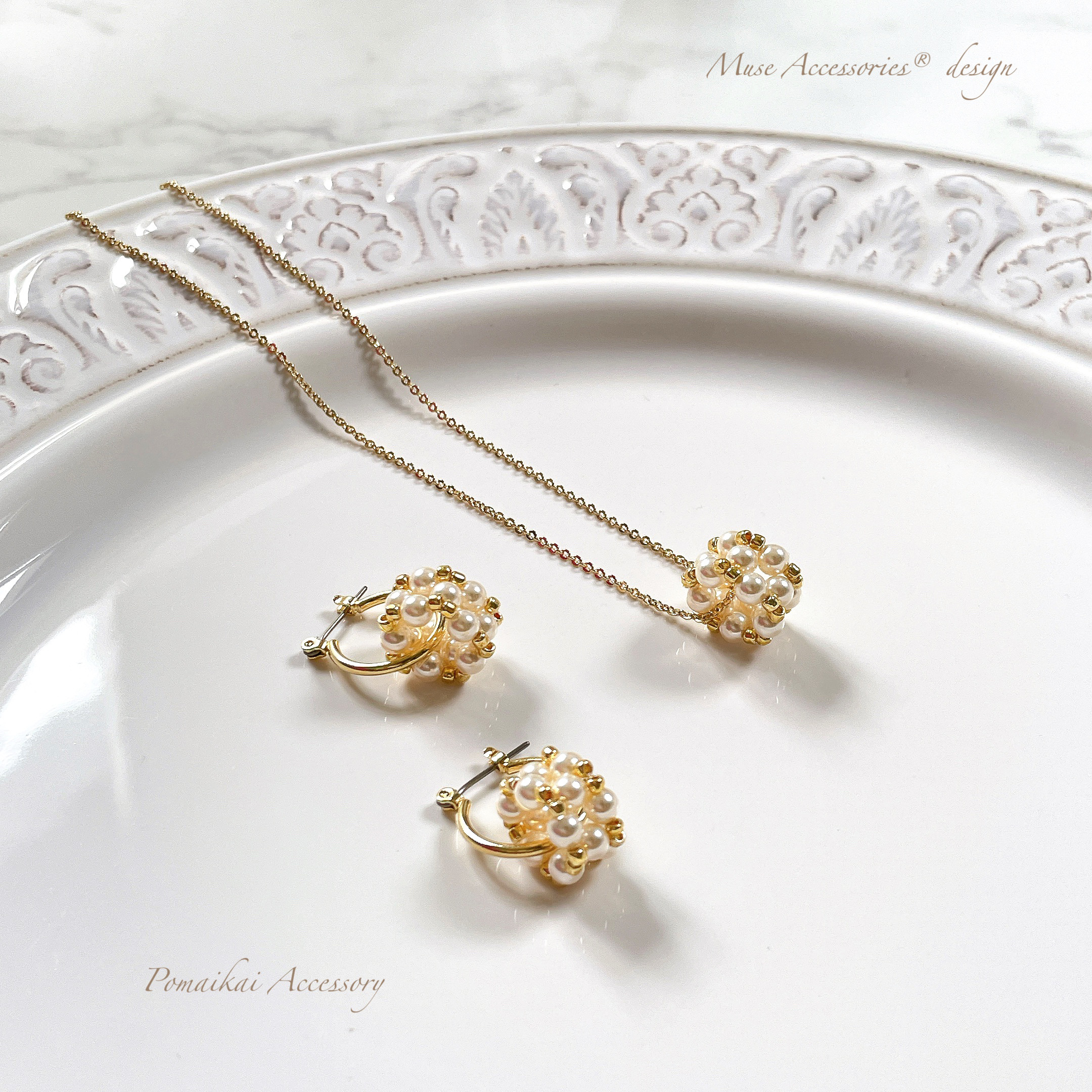 コロンロンデルピアスandネックレス