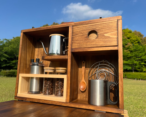 お洒落なアウトドアコーヒーセットver3 その他インテリア雑貨