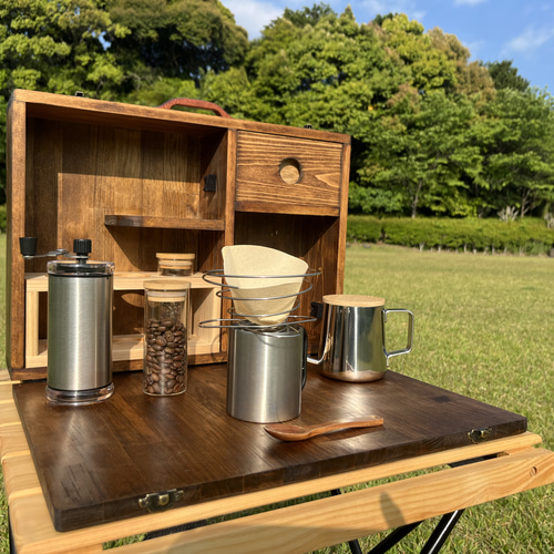 お洒落なアウトドアコーヒーセットver3 その他インテリア雑貨