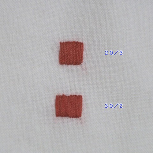 草木染め糸 手まり 刺し子 刺繍 インド茜 綿 コットン 20/3 糸・ミシン