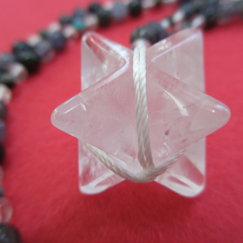 No.CR-192 水晶マカバスターネックレス ネックレス・ペンダント