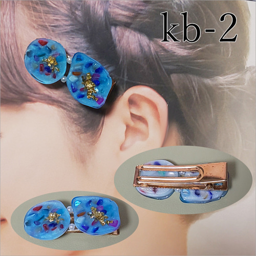 ヘアピン☆ヘアクリップ☆レジン☆フラワー or チップデザイン