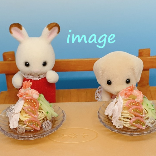 冷やし中華　　●実物大●本物そっくり食品サンプル●宣伝・オブジェ・癒しキット 自分で作る食品サンプル製作キット｜さんぷるん 冷やし中華