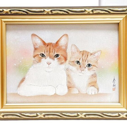 うちのこ煌彩画【小サイズ】愛猫さんオーダー キラキラ絵にお うちのこ煌彩画【小サイズ】愛猫さんオーダー キラキラ絵にお