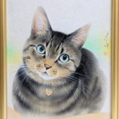 うちのこ煌彩画【小サイズ】愛猫さんオーダー キラキラ絵にお うちのこ煌彩画【小サイズ】愛猫さんオーダー キラキラ絵にお