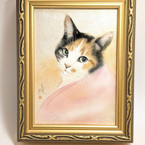 うちのこ煌彩画【小サイズ】愛猫さんオーダー キラキラ絵にお うちのこ煌彩画【小サイズ】愛猫さんオーダー キラキラ絵にお