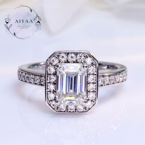 最高品質 【1ct】 モアサナイト 人工ダイヤ 一粒ダイヤ