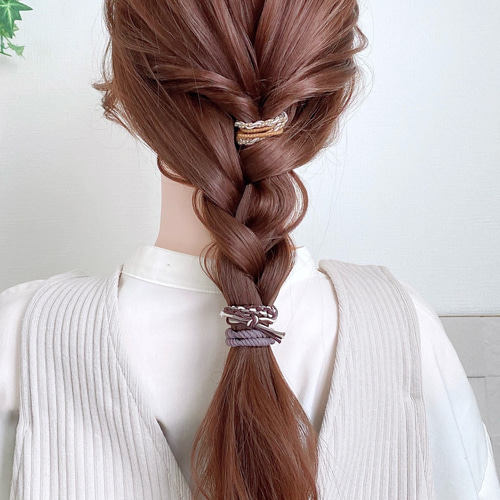 ブレスレット ヘアゴム 3点セット 2WAY アクセサリー