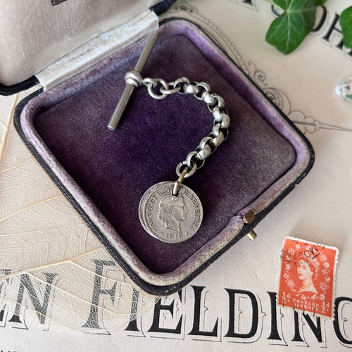 英国で出会った♪アンティーク 1919年＆1926年コインのアルバート