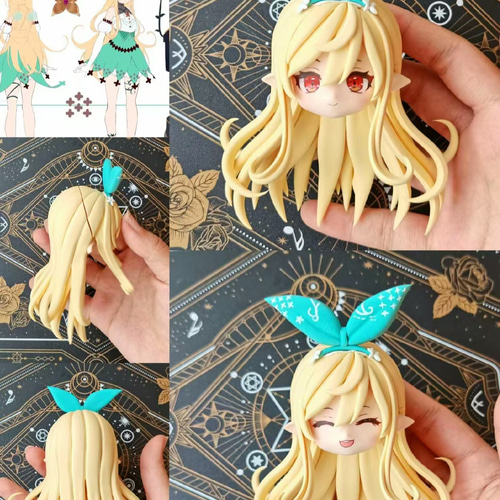 オビツ11ヘッド カスタマイズ オーダーメイド ob11 立体