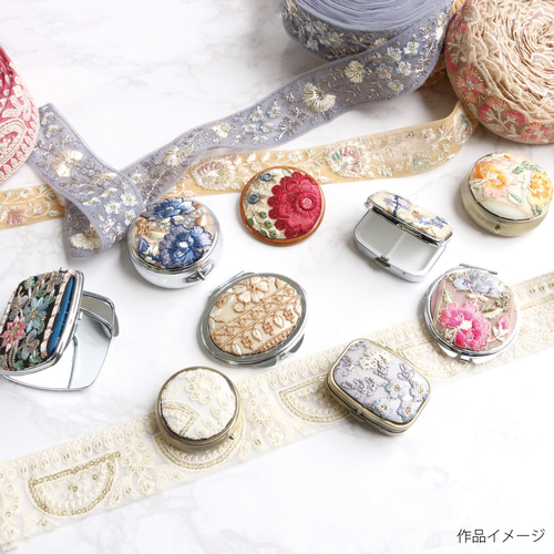 新セット入荷！とっても素敵な刺しゅう！『インド刺繍リボン 約