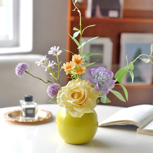 アーティフィシャルフラワー 造花 瓶花 一輪挿し・花瓶・花器 King