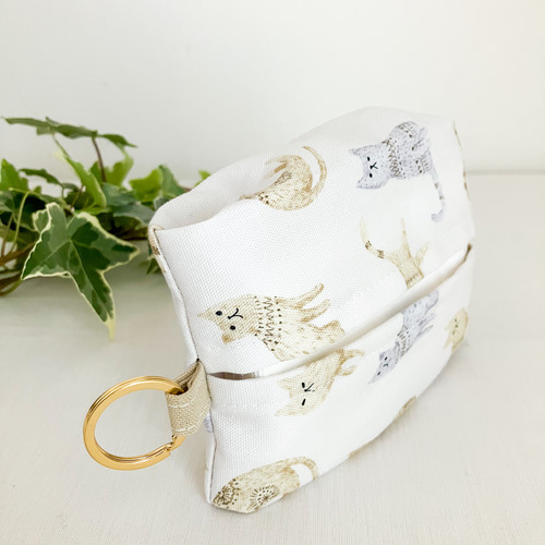 マチ付きポケットティッシュケース◇ポケティが3つ入ります！ その他