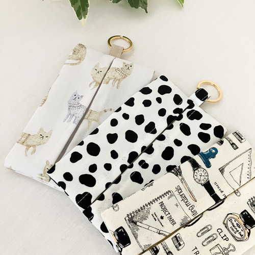 マチ付きポケットティッシュケース◇ポケティが3つ入ります！ その他