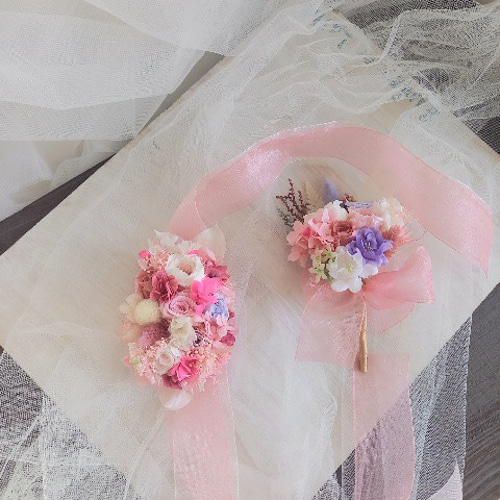 ♡受注対応♡プリザーブドフラワーリストレット接着タイプ  
