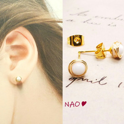 プラチナ【7×13mm 月甲フープピアス】Pt900刻印入 日本製 ペア ピアス