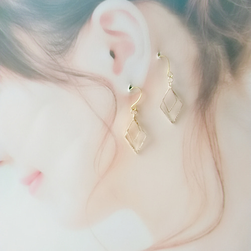 ハンドメイドピアス ピアス（フック・チェーン） m shop 通販