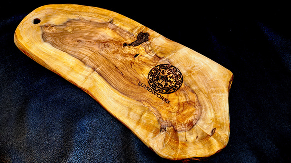 オリーブの木　ボード　流れに身を任せて　特大約53cm オリーブの木ボード流れに身を任せて特大約53cm