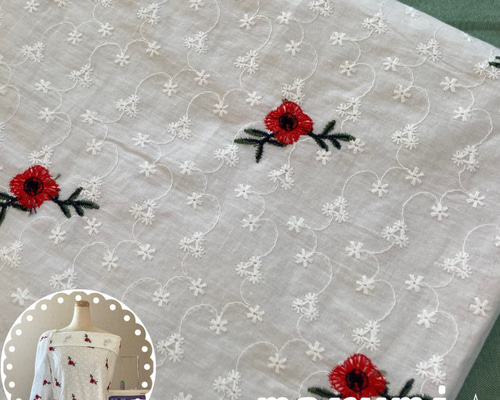 ナ4【26】◆逸品◆正絹◆色無地フルセット　 ◆地模様（花文様刺繍） 楽天市場】刺繍生地 生地 布 花柄 50cm単位販売 コットン100