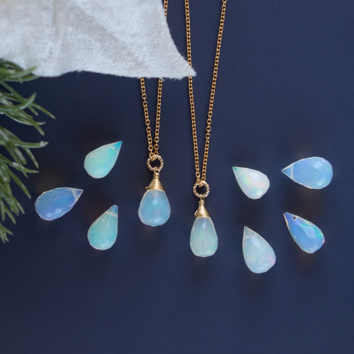 大粒カービングラピスラズリプレシャスオパールアメジスト14kgf