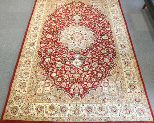 285×180cm【パキスタン手織り絨毯】ダブルノット ペルシャ絨毯