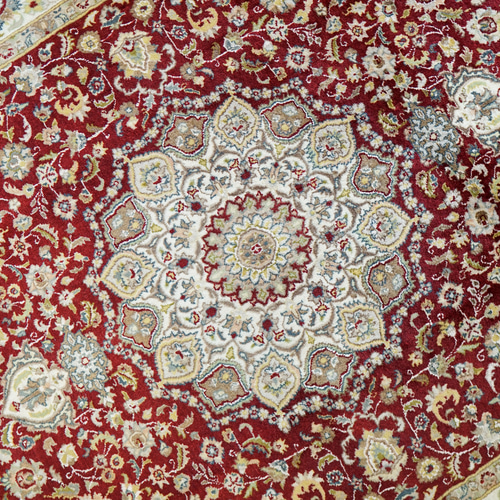 285×180cm【パキスタン手織り絨毯】ダブルノット ペルシャ絨毯