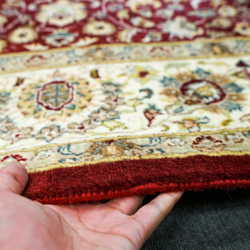 285×180cm【パキスタン手織り絨毯】ダブルノット ペルシャ絨毯