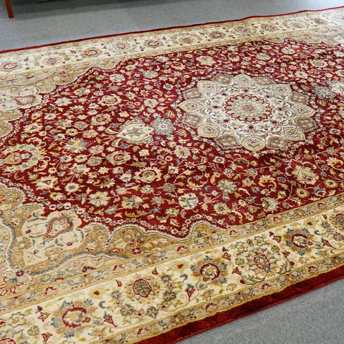 285×180cm【パキスタン手織り絨毯】ダブルノット ペルシャ絨毯