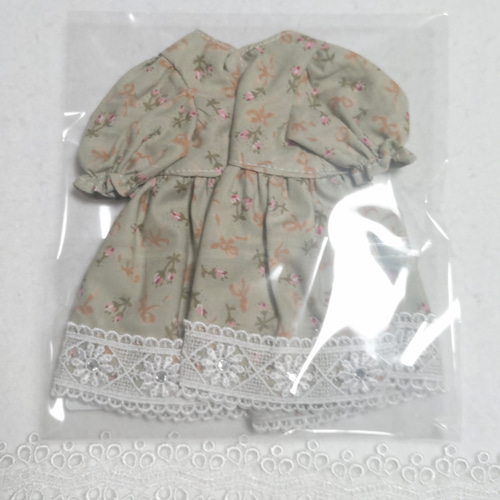 人形服25cmワンピースセットNo.250＊メルちゃんサイズ＊きせかえごっこ