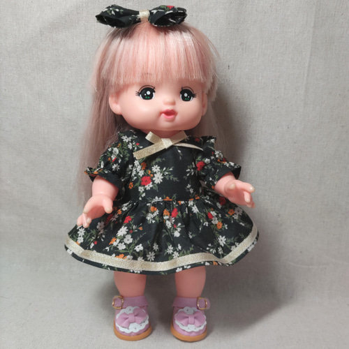 人形服25cmワンピースセットNo.250＊メルちゃんサイズ＊きせかえごっこ