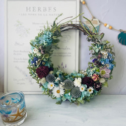 森の中のクリスマスリース プリザーブドフラワー Atelier sol