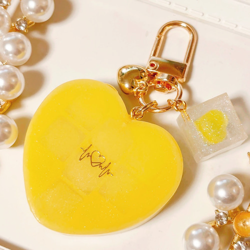 プリン メルティチョコボックス◇シャカシャカキーホルダー ハート