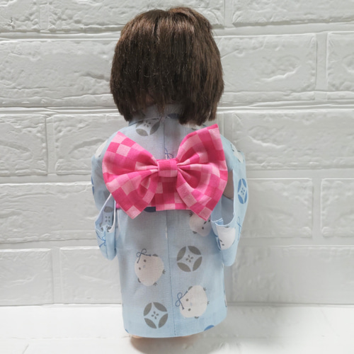 夏祭りアイテム＊人形服30cm＊小さなお着物浴衣セット＊ポポちゃん