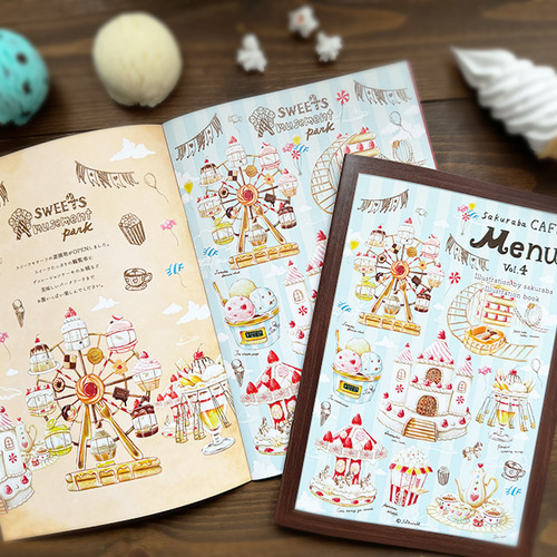 sakuraba イラスト集 sakurabaCAFE MENU vol.4 ZINE・小冊子