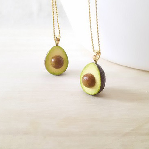 アボカドのネックレス ミニチュア ネックレス・ペンダント