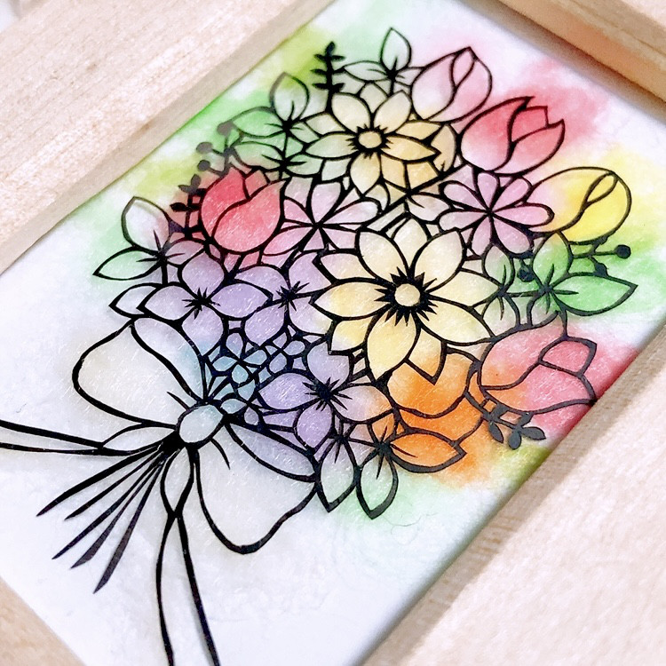 あらいきりこ 直筆絵 原画 スケボーミニテーブル 美術品