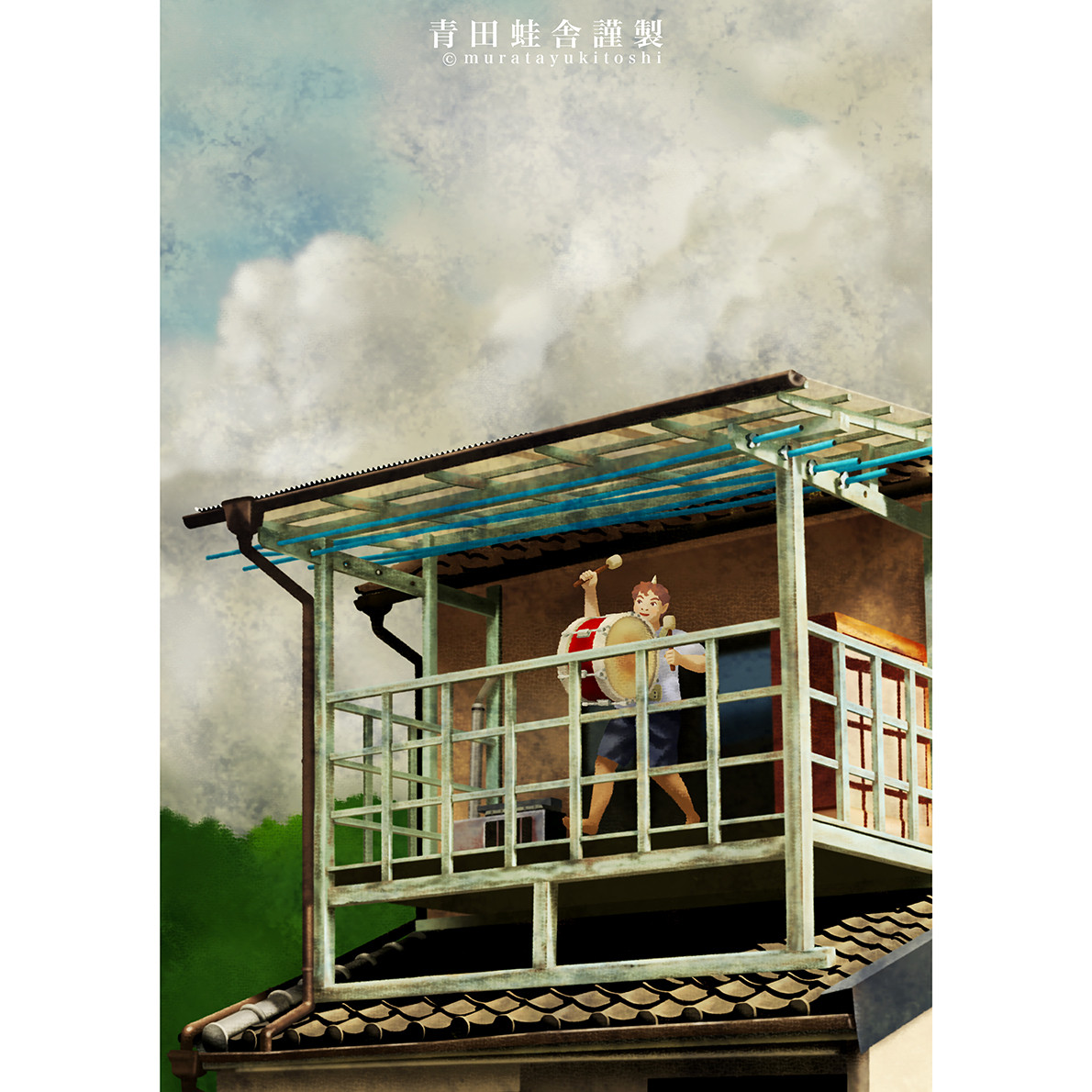 雷雲を呼ぶ : ジクレー版画 ／ Calling for Thunder : Giclee Print