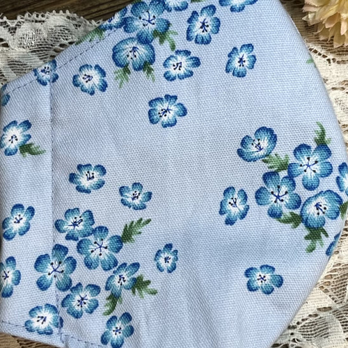 新作✨】 ネモフィラ〜ブルー系（柄物⑩-62）オックス生地 しっかり