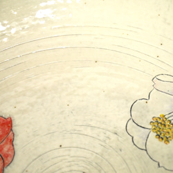 ＜一点もの＞盛り皿・紅白椿 10枚目の画像