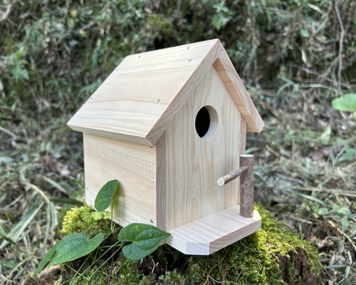 夏休みの工作 小鳥たちの巣箱(工作キット) その他インテリア雑貨