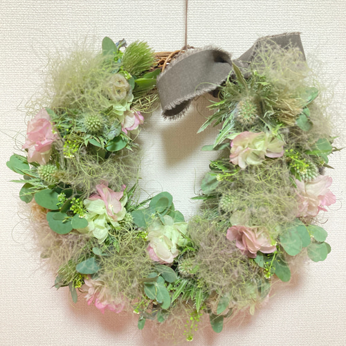 スモークツリーハーフリース リース malay_roseyvespiaget 通販  