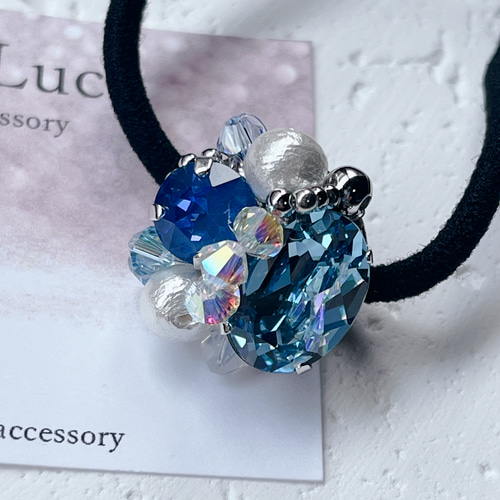 みなくるさま❤️ゴージャス　ビジュー　ヘアゴム　スワロフスキー みなくるさま❣️ゴージャス ビジュー ヘアゴム❣️ スワロフスキー