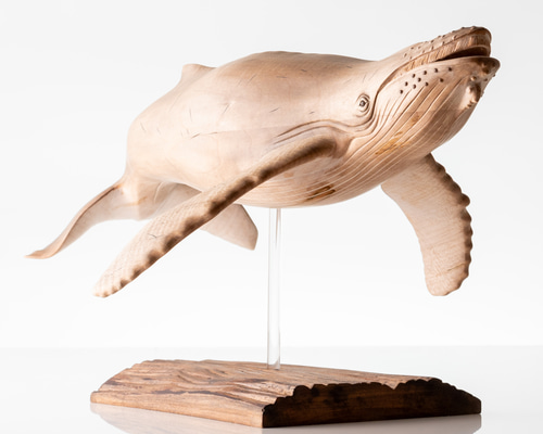 【美品】サカナ　クジラ　オブジェ　置物　インテリア　工芸品　美術品　A3314 美品】サカナ クジラ オブジェ 置物 インテリア 工芸品 美術品 A3314